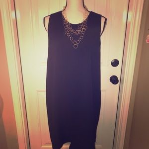NWT! Navy blue, sleeveless, dress. Size M.